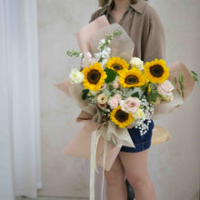 Load image into Gallery viewer, 向日葵 玫瑰 花束